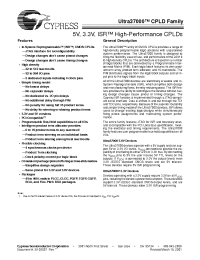 Datasheet CY37032 manufacturer Cypress